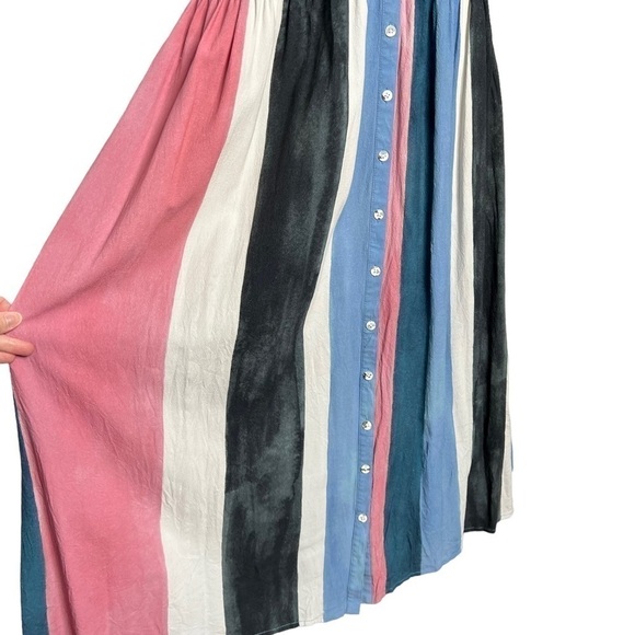 Mara Hoffman Phoebe Colorblock Cover Up Maxi Dress Size M - Picture 11 of 16
